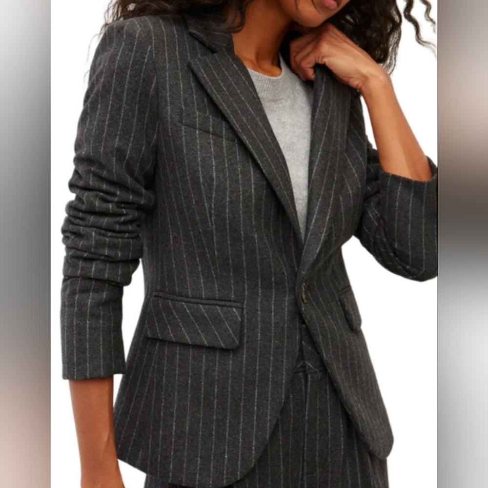 Veronica Beard Tyra pinstripe dickey jacket - Sz 12